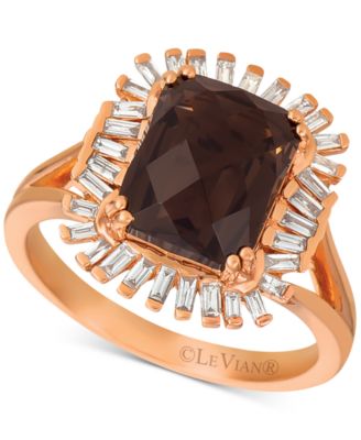 Pomegranate Garnet™ (3-1/3 ct. t.w.) & Diamond (1/3 c.t. t.w.) Ring in 14k Rose Gold (Also available in Chocolate&reg; Quartz & Cinnamon Citrine&reg;.)