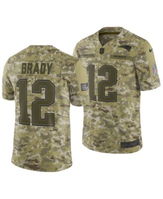 Nike New England Patriots No18 Matt Slater Camo Men's Stitched NFL Limited 2018 Salute To Service Jersey
