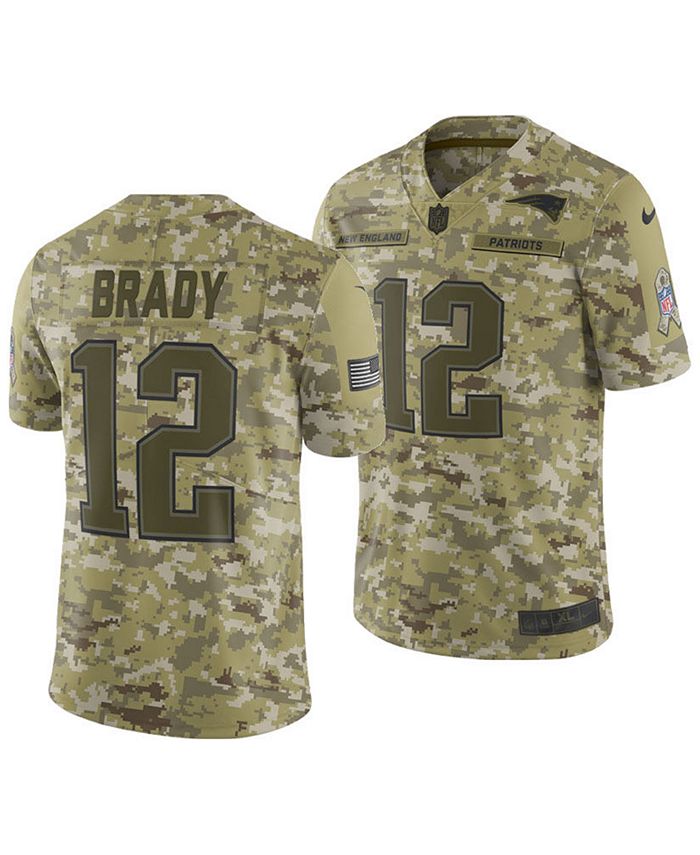 Nike Men's Tom Brady New England Patriots Salute To Service Jersey ...