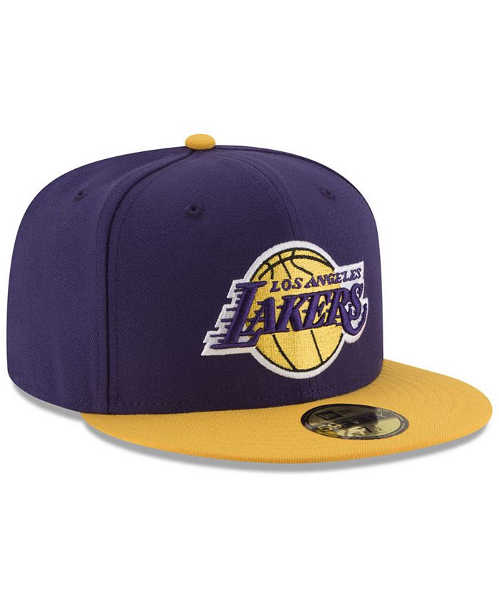 New Era Los Angeles Lakers Basic 2 Tone 59FIFTY Fitted Cap - Macy's