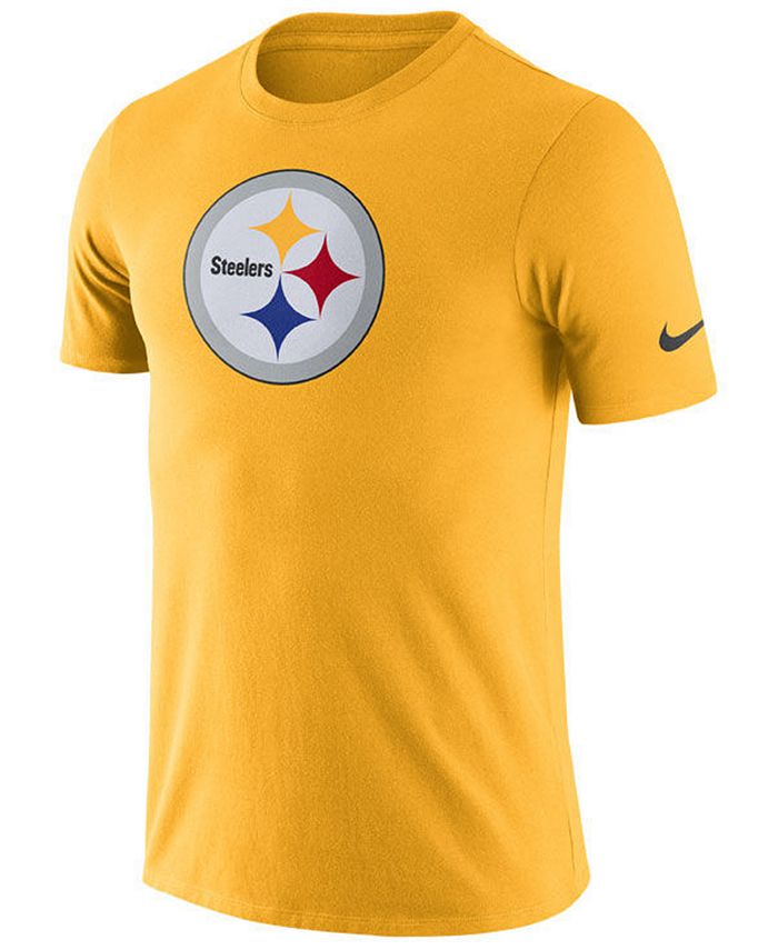 Nike Men's Pittsburgh Steelers DriFit Cotton Essential Logo TShirt