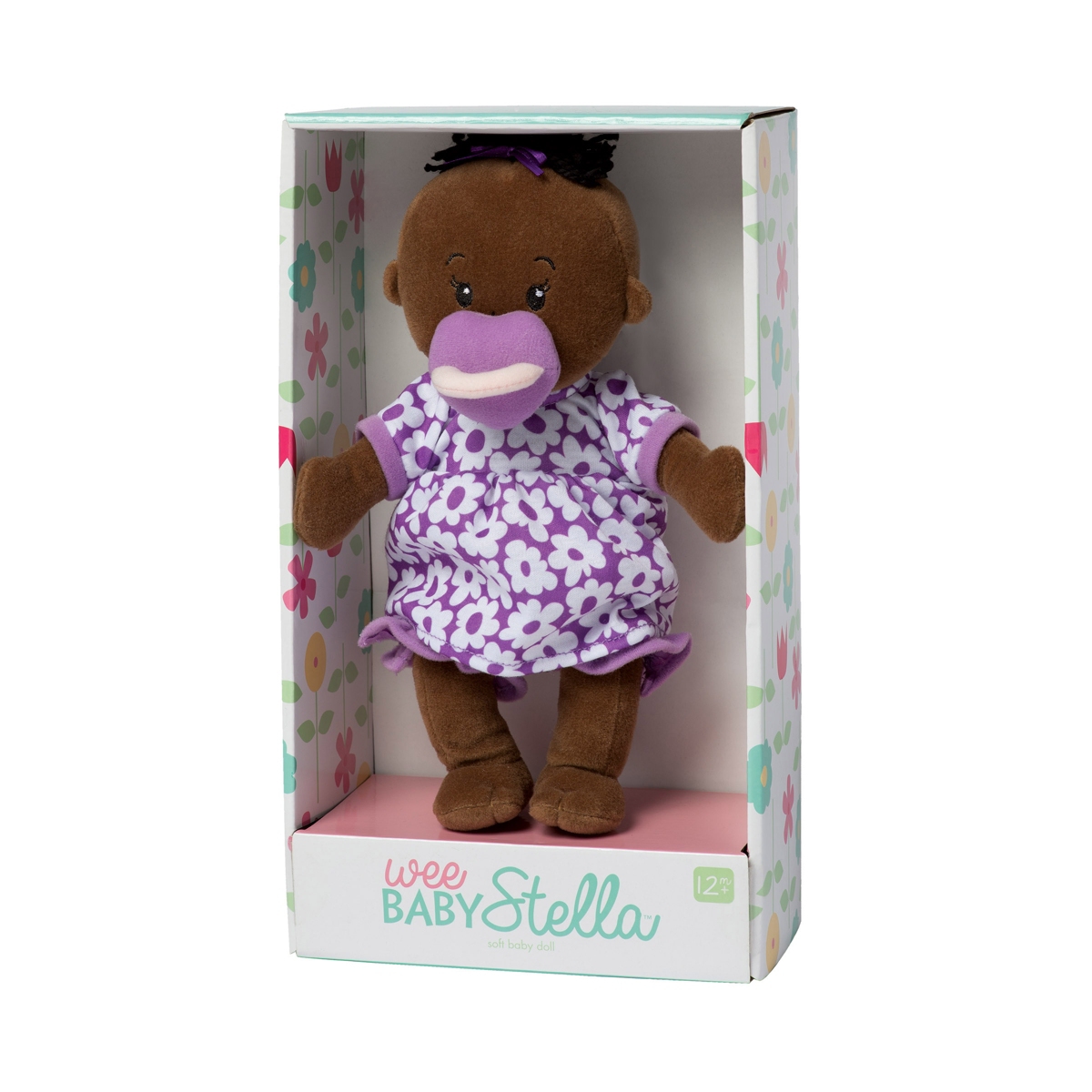 Shop Manhattan Toy Company Manhattan Toy Wee Baby Stella African American Soft Doll In Multi