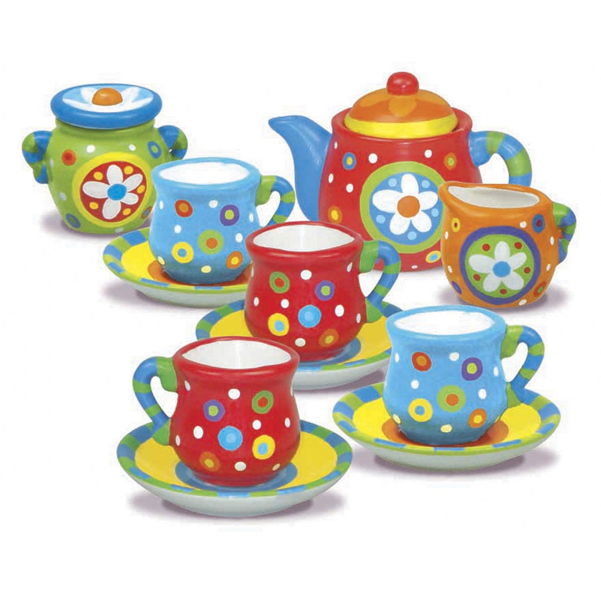 Shop 4m Paint Your Own Mini Tea Set In Multi