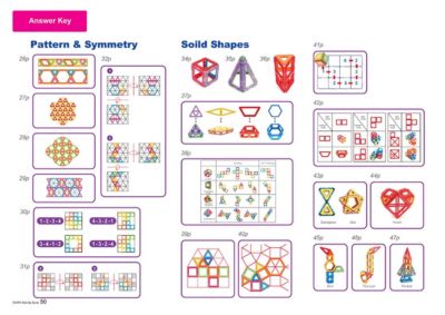 Redbox Magformers Math Activity Book