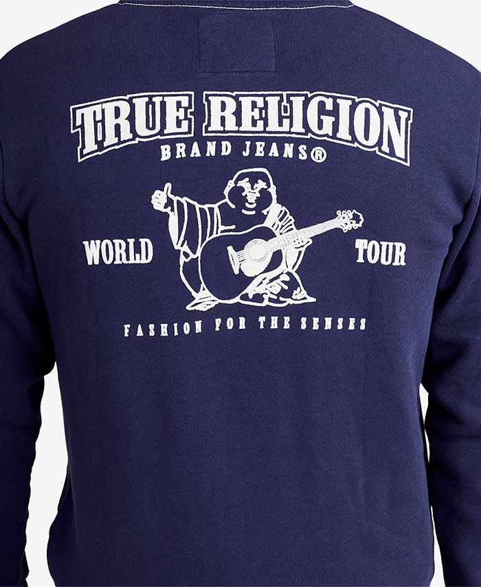 True Religion Men's Classic Logo Zip-Up Hoodie & Reviews - Hoodies ...