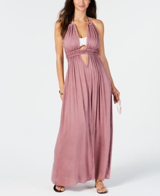 halter cover up dress