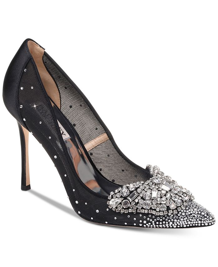 Badgley Mischka Quintana Rhinestone Evening Pumps Macy s