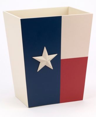 Texas Star Wastebasket
