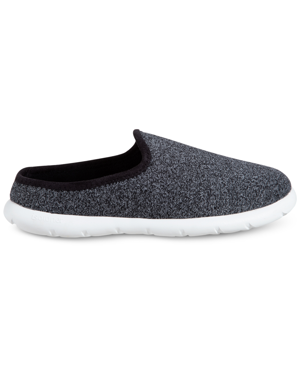 Men's Zenz Sport Indoor/Outdoor Knit Slippers - Black Heathered