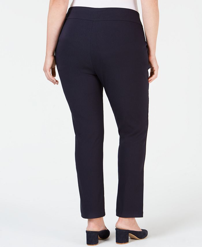 Charter Club Plus Size SlimLeg Pants, Created for Macy's Macy's