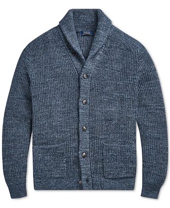 mens ralph lauren shawl collar sweater