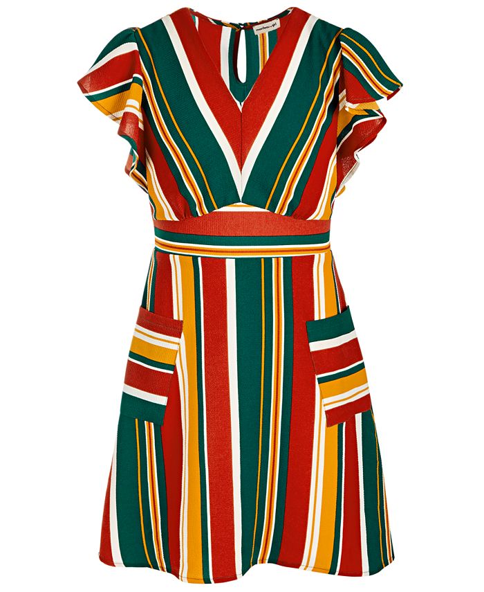 Monteau top striped dress