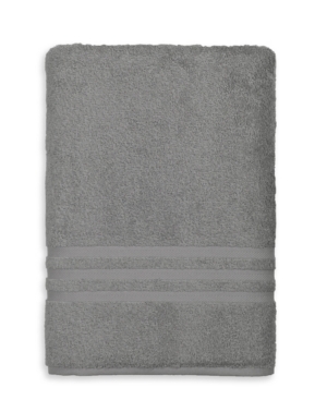 Linum Home Denzi Bath Sheet Bedding In Dark Grey