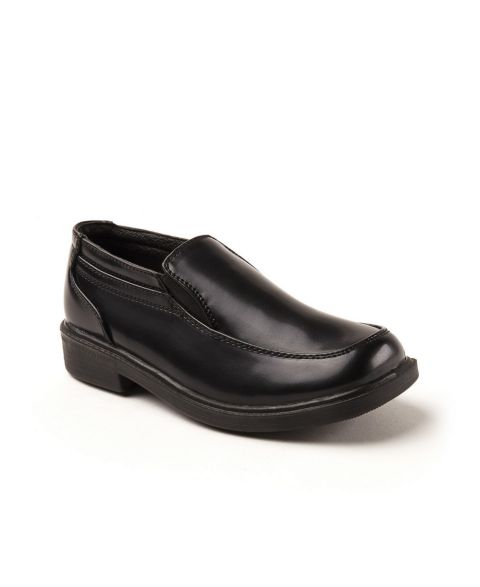 Платье DEER STAGS Little, and Wide Brian Slip-On Dress Comfort Shoe для мальчиков, цвет: Чёрный