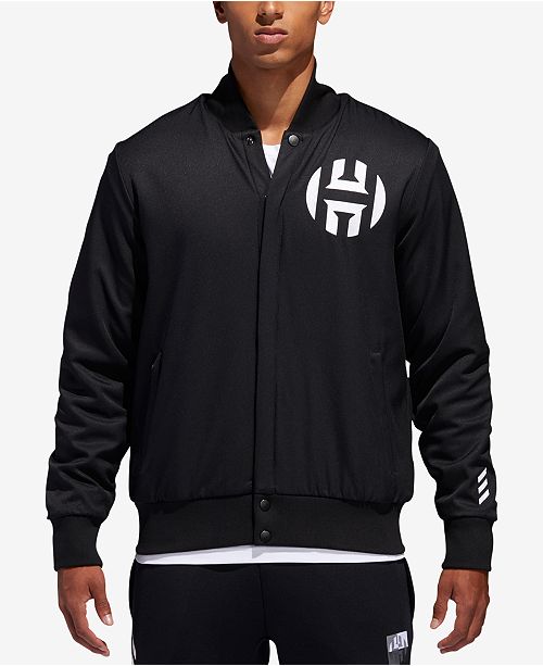 Adidas Men S James Harden Bomber Jacket Reviews Coats Jackets Men Macy S
