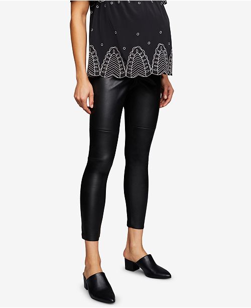 A Pea In The Pod Maternity Faux Leather Leggings Reviews