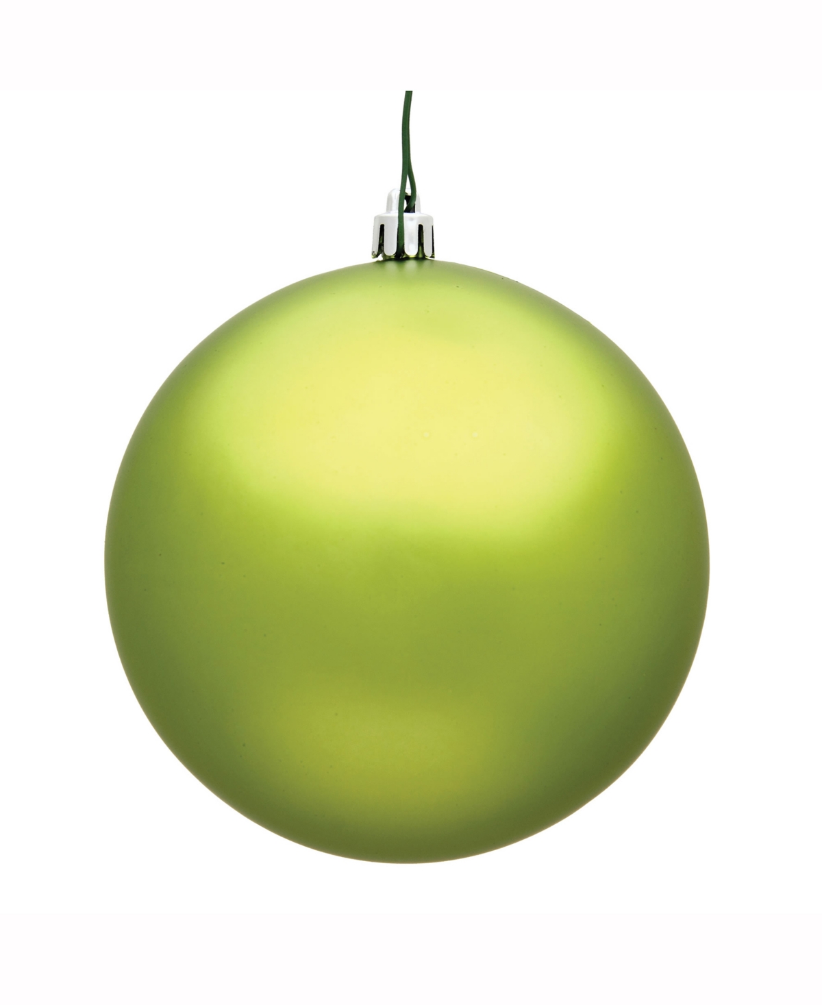 Vickerman 8" Lime Matte Uv Treated Ball Christmas Ornament