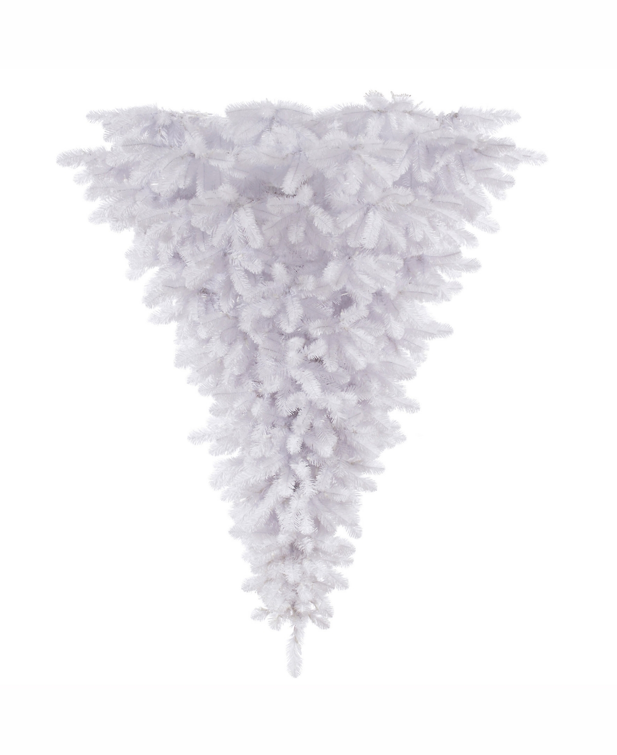 Vickerman White Upside Down Artificial Christmas Tree Unlit