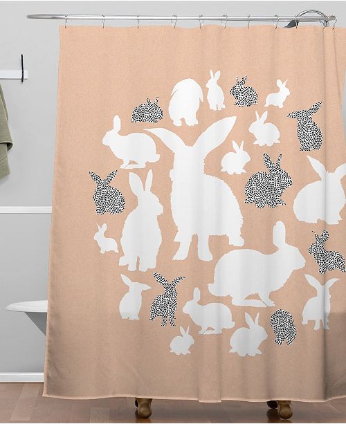 Deny Designs Iveta Abolina Nordic Bunny Shower Curtain Reviews