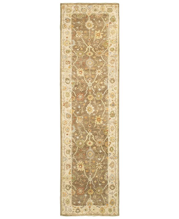 Tommy Bahama Home Palace 10302 Brown/Beige 2'6" x 10' Runner Area Rug