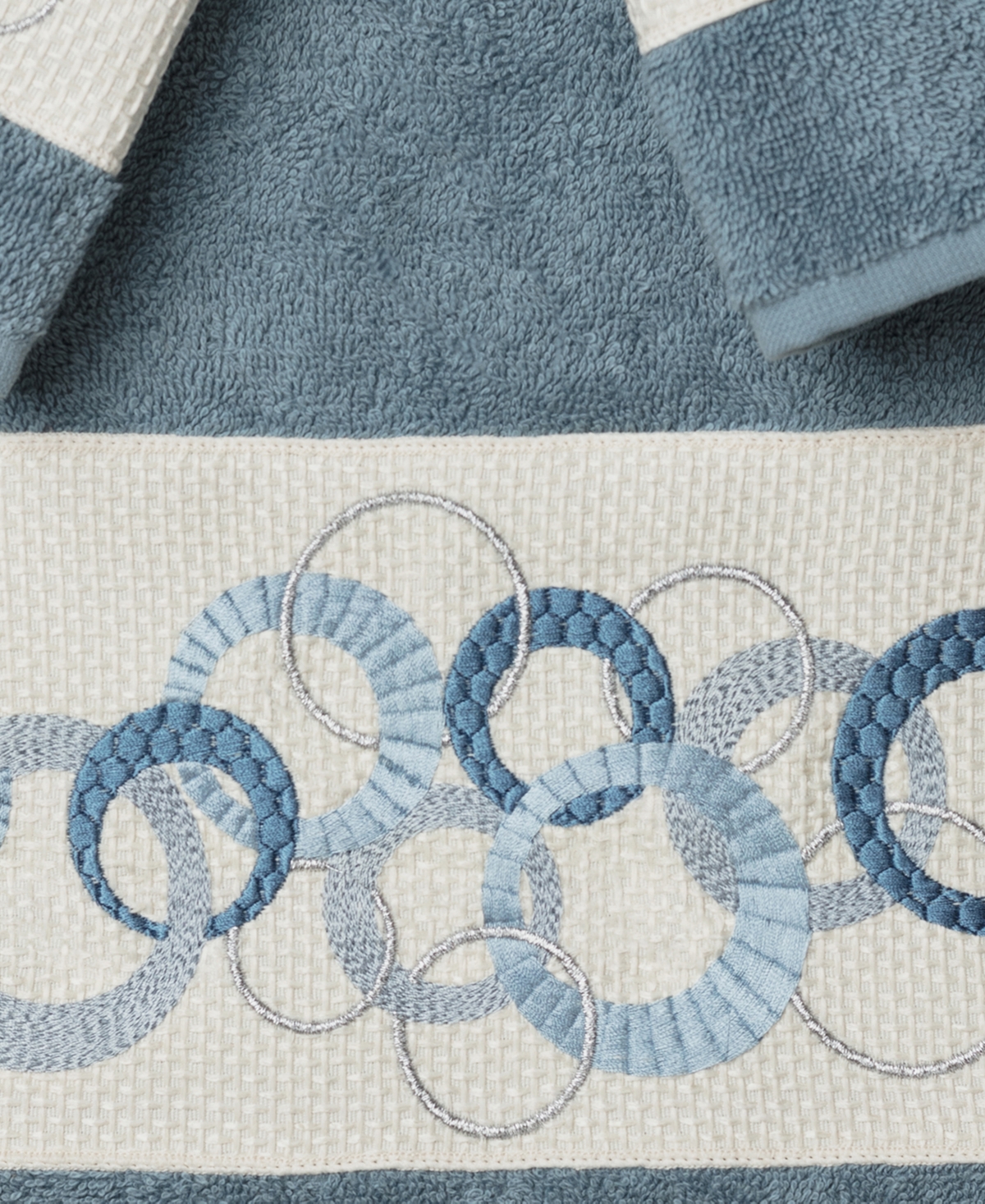 Linum Home Annabelle 3-pc. Embellished Towel Set Bedding