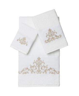 Scarlet 3-Pc. Embellished Towel Set