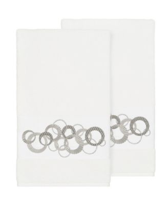 Annabelle 2-Pc. Embellished Bath Towel Set