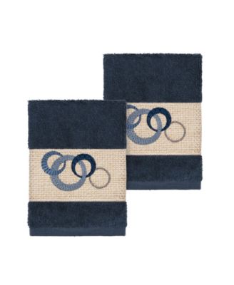 Annabelle 2-Pc. Embellished Washcloth Set