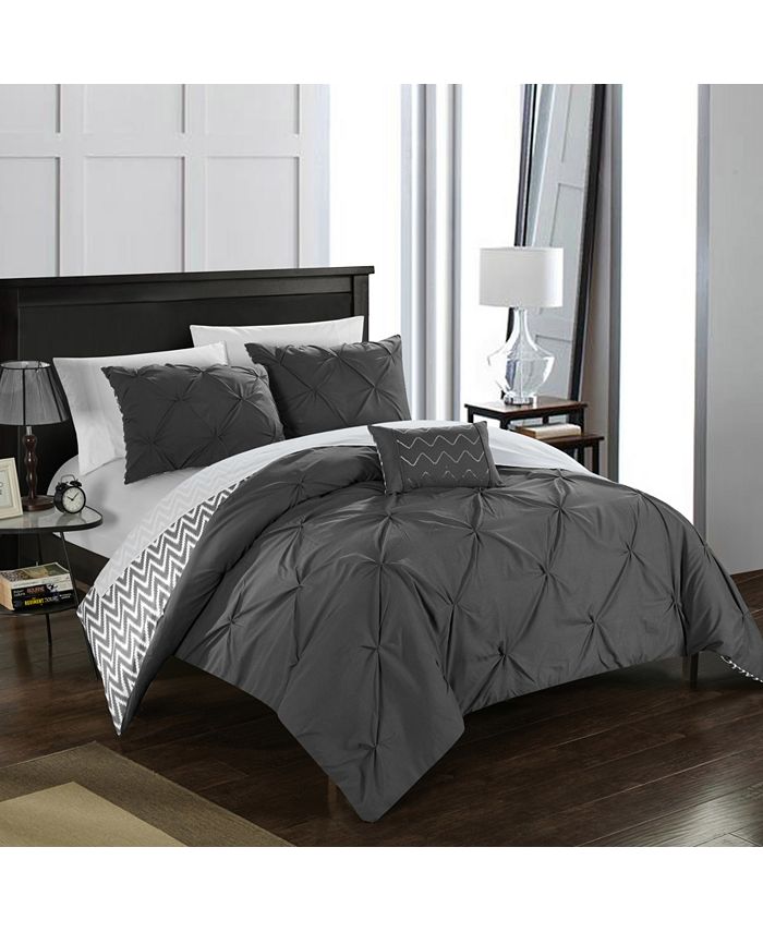 Chic Home Jacky 4Pc Full/Queen Comforter Set & Reviews Comforter