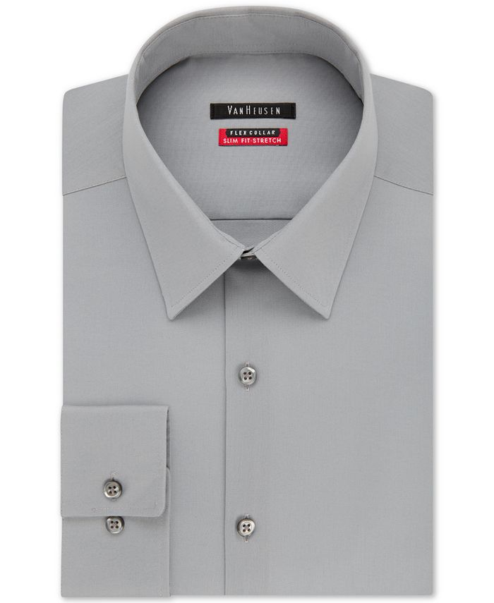 Van Heusen - Men's Slim-Fit Flex Collar Stretch Solid Dress Shirt