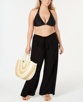 Becca ETC Plus Size Layered Cover-Up Pants
