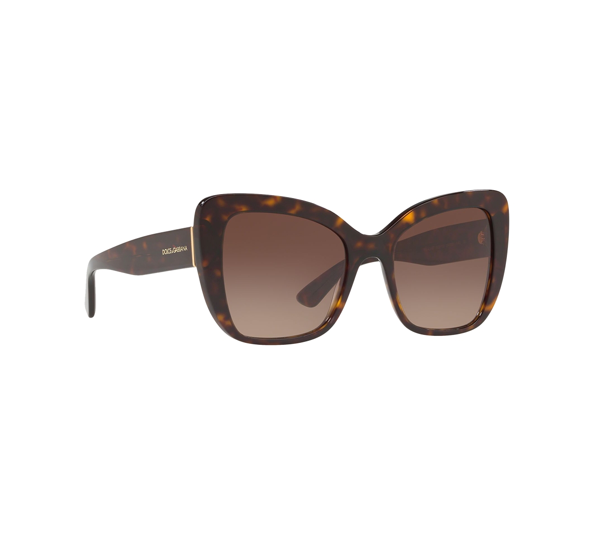 Dolce & Gabbana 54mm Gradient Butterfly Sunglasses - Havana Gradient In Havana,brown Gradient