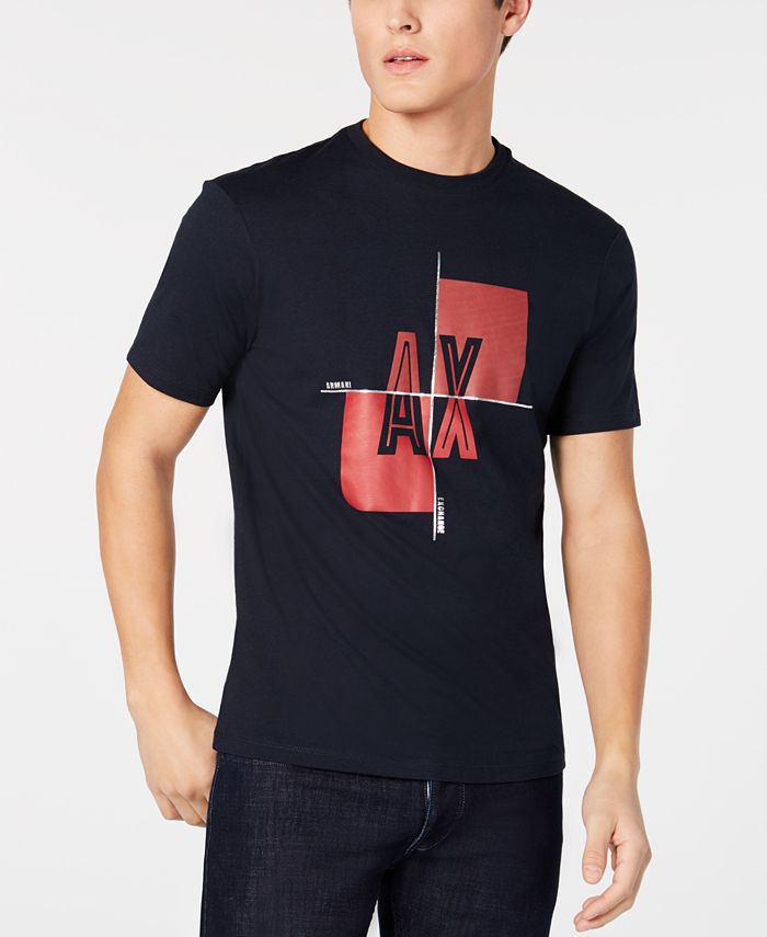 A|X Armani Exchange Men's Four Square Logo Print T-Shirt, Created For ...