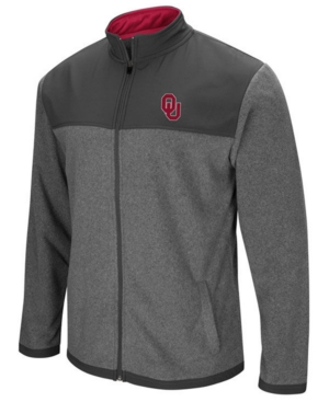Colosseum Men's Oklahoma Sooners Full-Zip Fleece Jacket