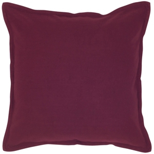 Rizzy Home Solid Polyester Filled Decorative Pillow, 20" X 20" In Purple