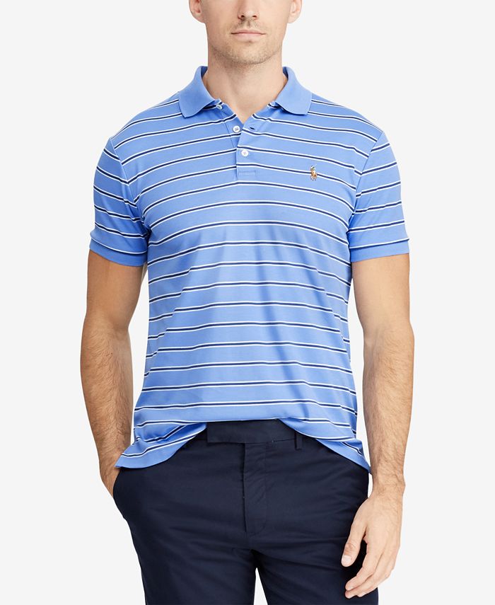Polo Ralph Lauren Men's Striped Soft Touch Classic Fit Polo - Macy's