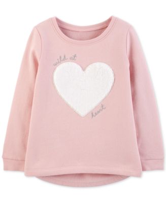 Carter's Toddler Girls Wild at Heart Graphic Top - Macy's