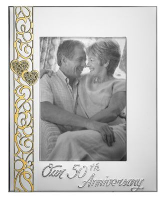 CLOSEOUT Lenox Picture Frame Best Wishes 50th 