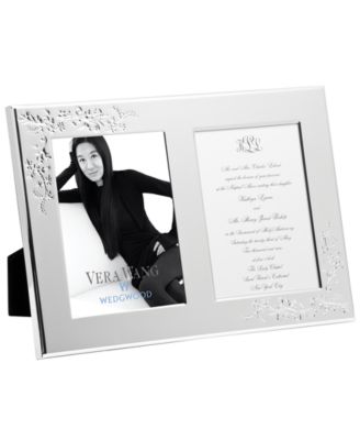 Vera Wang Wedgwood - Vera Lace Bouquet Double Invitation Frame