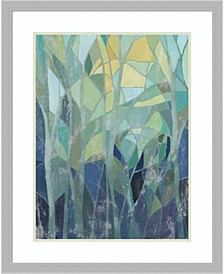 Stained Glass Forest I Framed Art Print