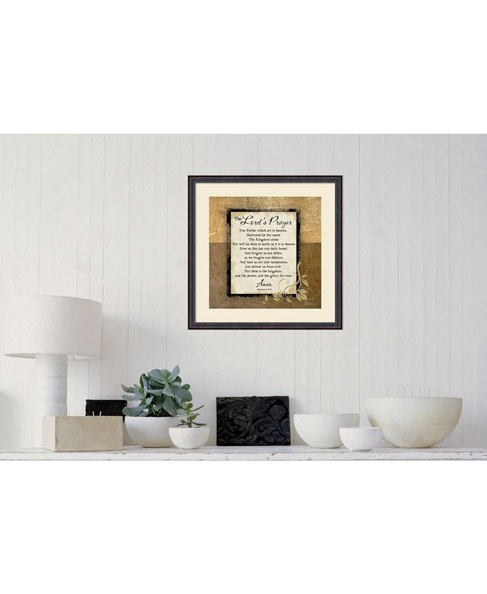 Amanti Art The Lord'S Prayer Framed Art Print Macy's