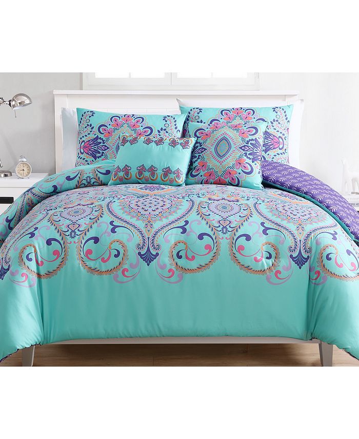 VCNY Home - Amherst Reversible 4-Pc. Twin XL Comforter Set