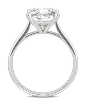 Moissanite Cushion Solitaire Ring (3-1/3 ct. tw.) in 14k White, Yellow or Rose Gold