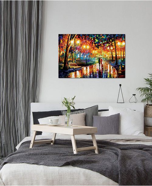 Icanvas Rain S Rustle I By Leonid Afremov Gallery Wrapped Canvas
