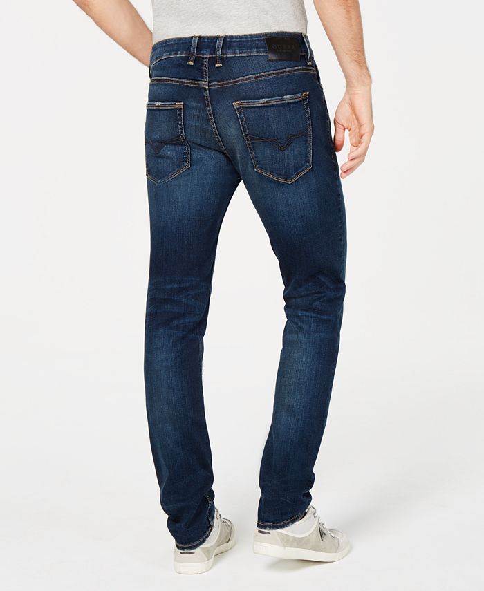 GUESS Men's Slim-Fit Tapered Jeans - Macy's