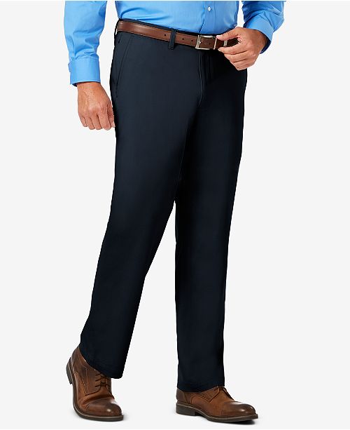 Haggar J M Men S Luxury Comfort Classic Fit Performance Stretch