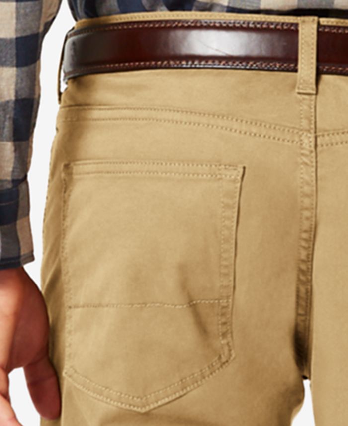 Dockers Men's Dobby Straight Fit Soft Stretch Pants - Macy's