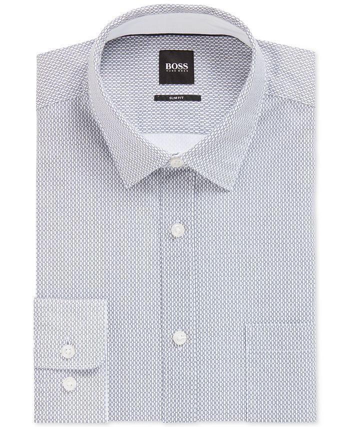 Hugo Boss BOSS Men's Slim-Fit Oxford Cotton Shirt & Reviews - Casual ...