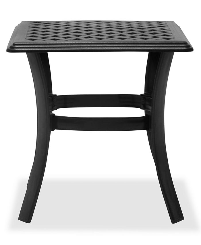 Furniture CLOSEOUT! Outdoor Cast Aluminum End Table, Created for Macy's