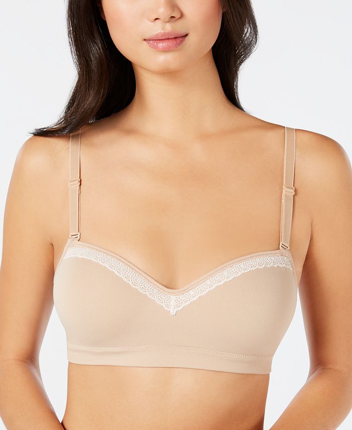 Hanes Ultimate Front-Close T-Shirt Underwire Bra DHHU01, Online only -  Macy's